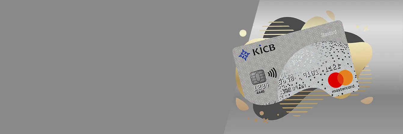 Mastercard Standard картын KICB тиркемесинде буйрутма кылыңыз