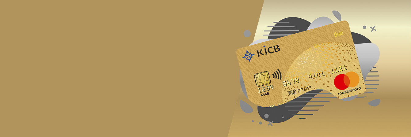 Закажи Mastercard Gold в приложении KICB